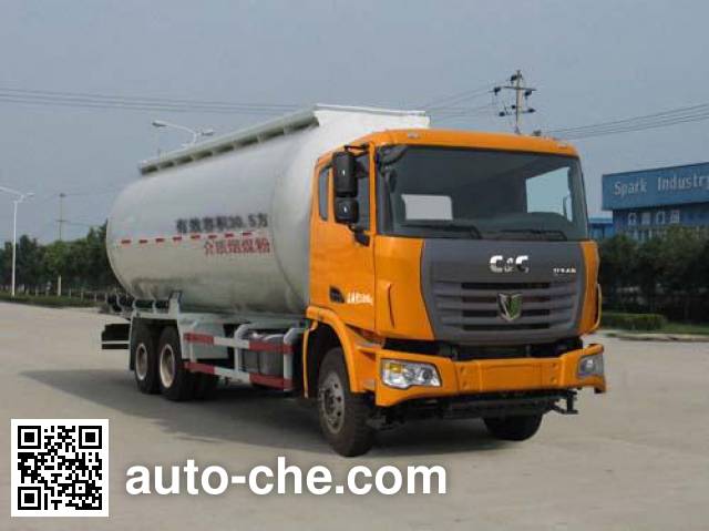 C&C Trucks low-density bulk powder transport tank truck SQR5250GFLD6T4-1